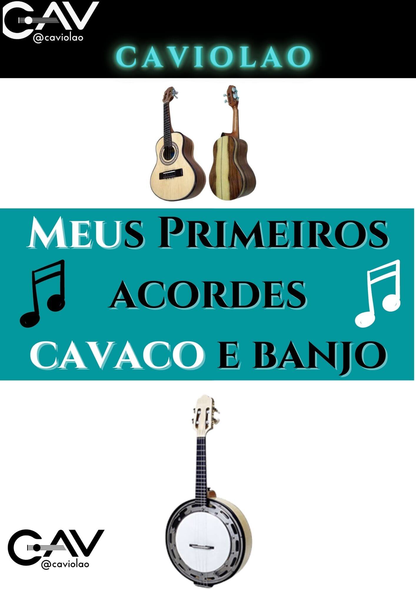 como tocar cavaquinho facil  Cavaquinho, Cifras, Cifras de musicas